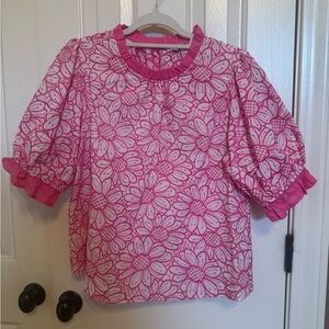 Entro Pink Floral Blouse